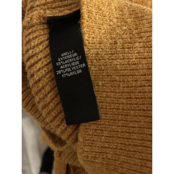 7 For all Mankind Women's Button Acrylic Blend Burnt Orange Cardigan Sweater SzM - Picture 6 of 8